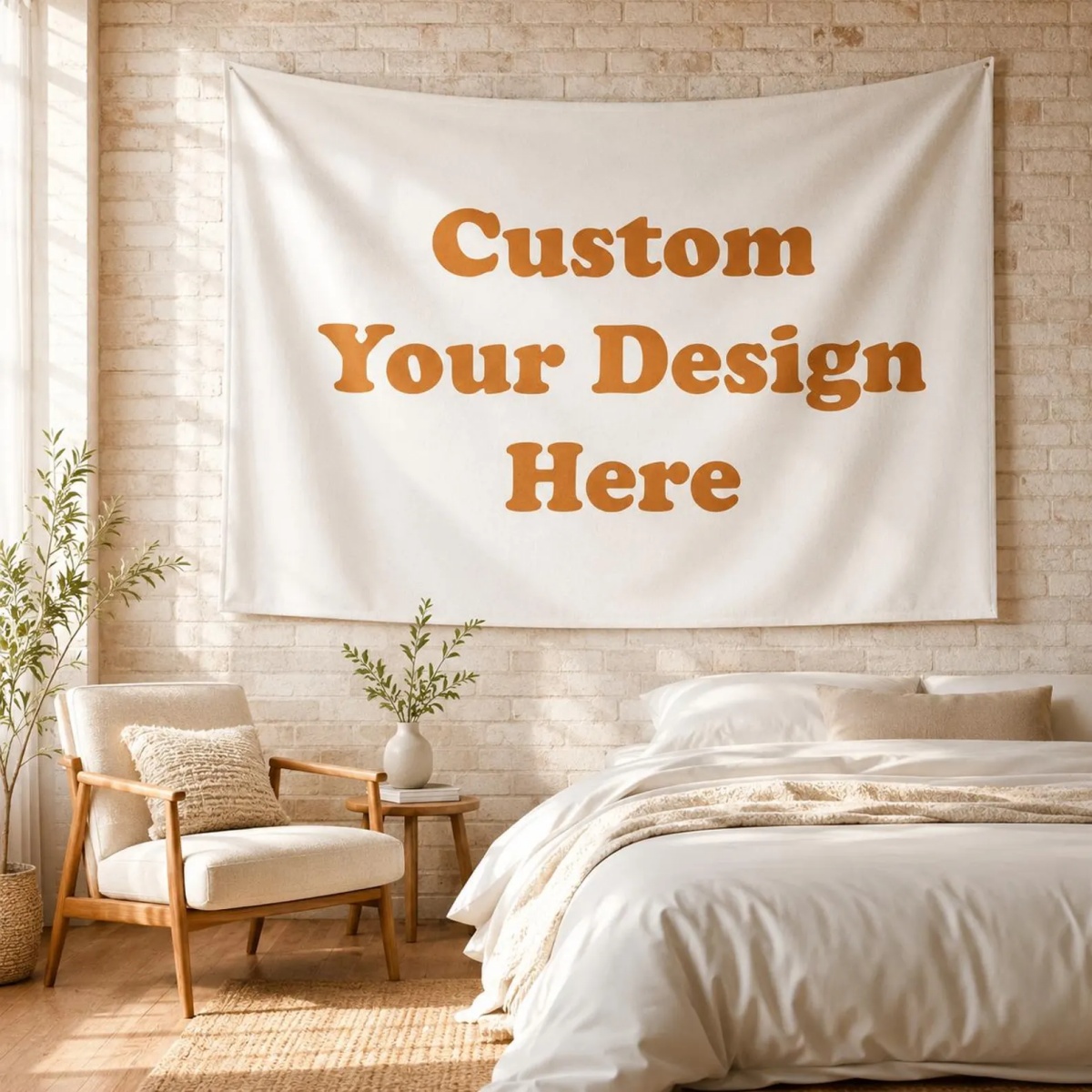 パーソナライズされたカスタムタペストリー—誕生日、結婚式、ハ - Home Textiles Usa のレビューと価格