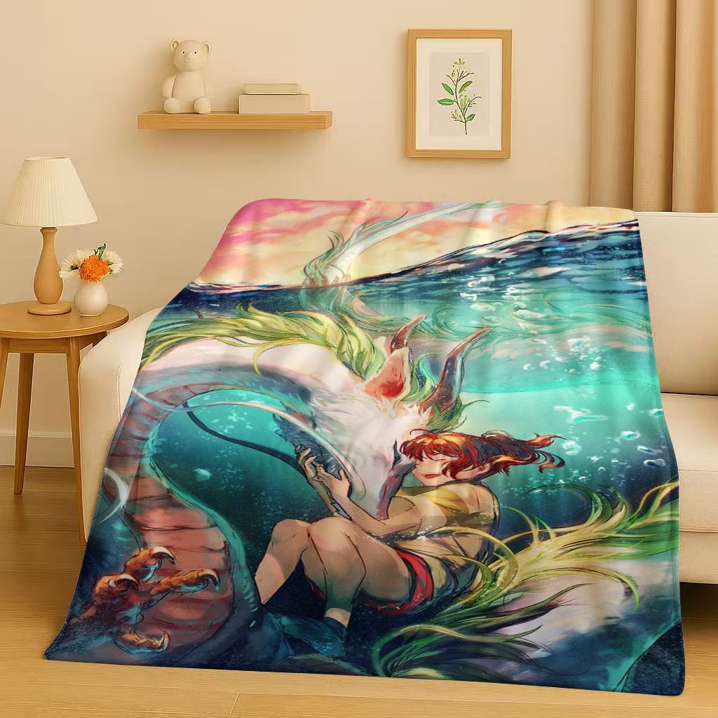 クラシック漫画千と千尋の神隠しノーフェイスマンフランネルブラ - Home Textiles Face Towel のレビューと価格